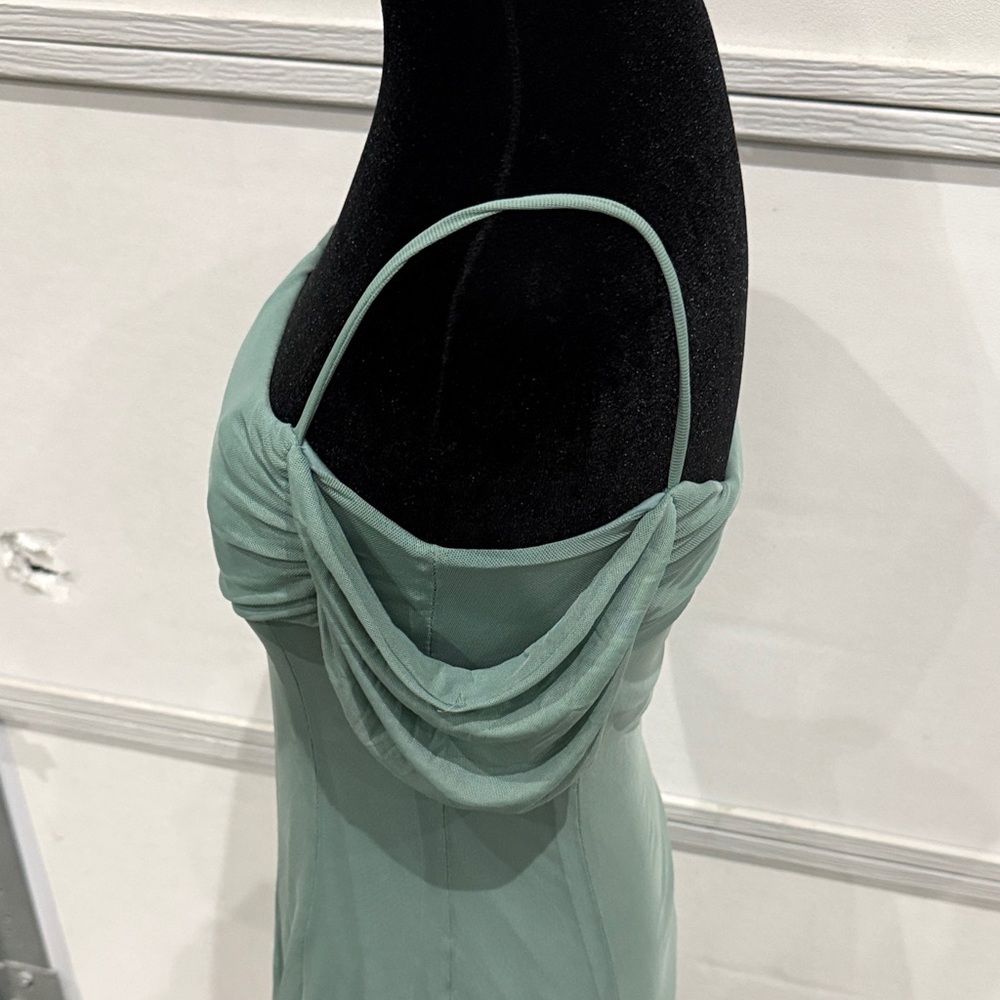 See You Monday Mint Green Mini Dress - Picture 3 of 5